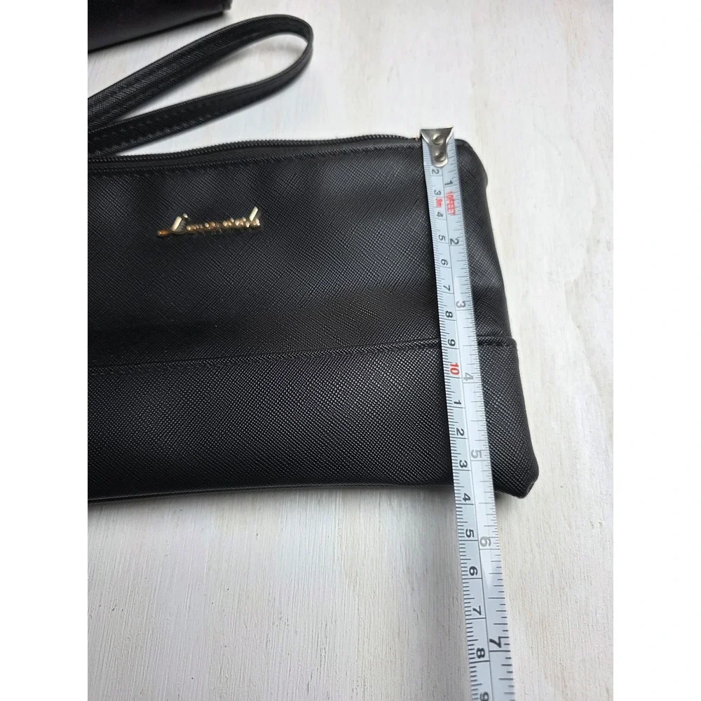 Lovevook Black Laptop Tote Bag Set Work Briefcase Minimalist Academia Large